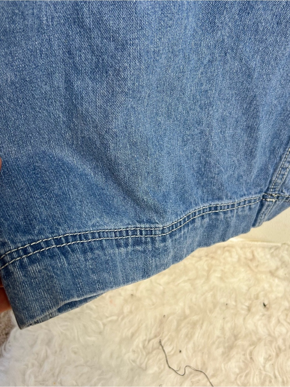 A. LAB Y2K Wide Leg Baggy Jeans | Rave Skater Grunge Denim 42 - Picture 6 of 12